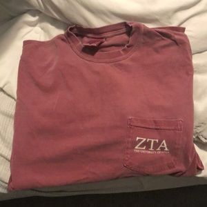 Comfort colors zeta tau alpha tee